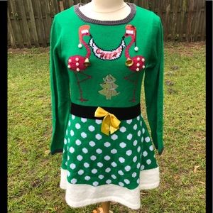 Christmas sweater dress